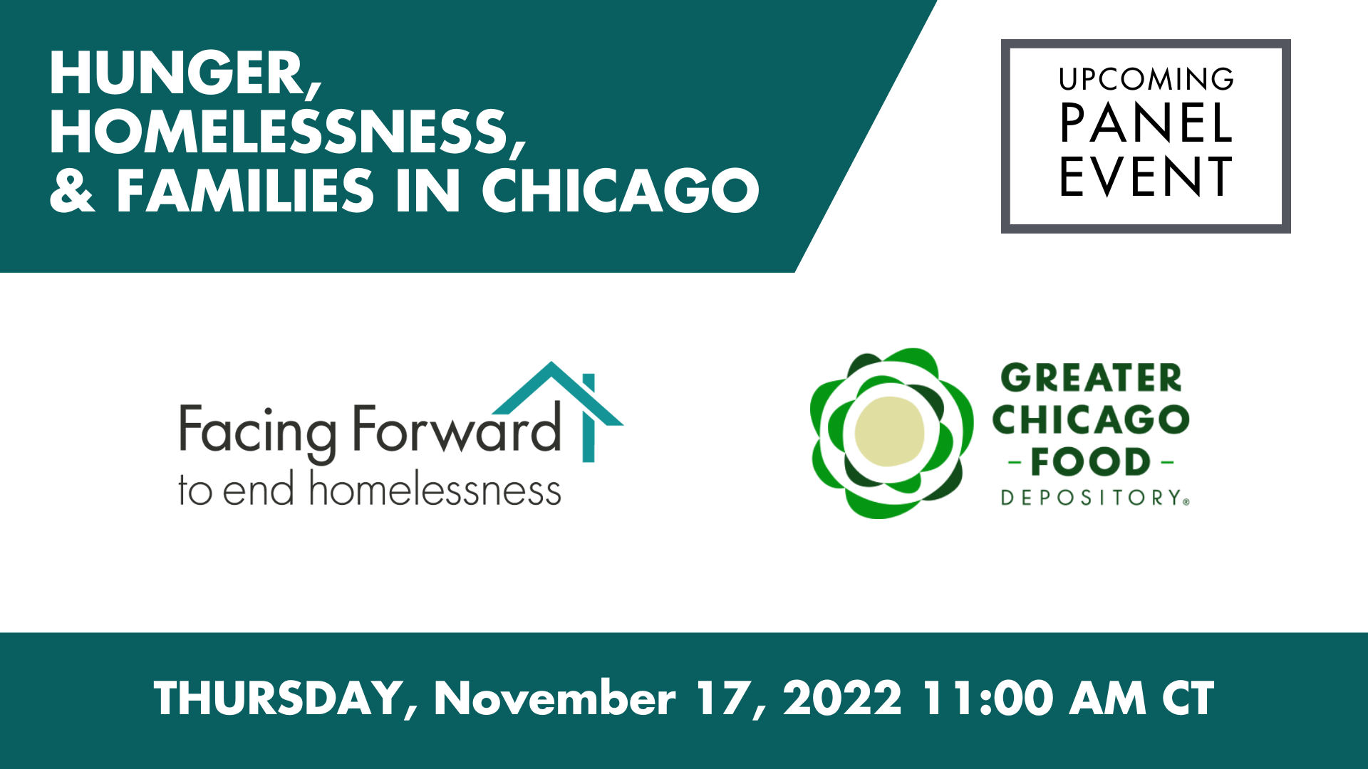 2022 Hunger & Homelessness Awareness Week Panel – Facing Forward